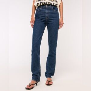 Abercrombie & Fitch Ultra High Rise 90s Straight Jean